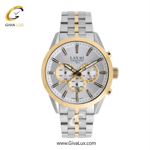 ساعت مچی اورجینال مردانه لاکسمی سه موتوره کرنوگراف طلایی | طلایی-نقره ای| مشکی| کد رفرنس 8543-10G G8543-11.jpg