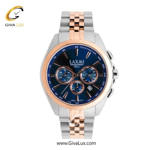 ساعت مچی اورجینال مردانه لاکسمی سه موتوره کرنوگراف رزگلد | رزگلد-نقره ای| قهوه ای| کد رفرنس 8544-14G G8544-15.jpg