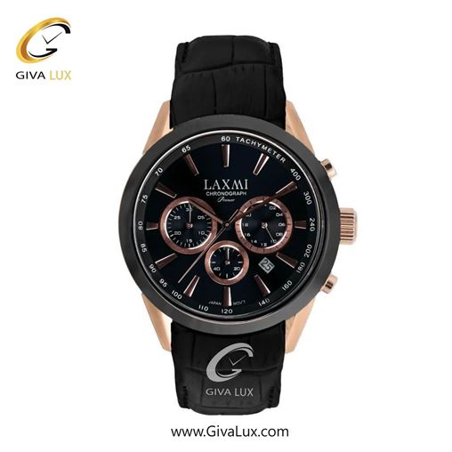 ساعت مچی اورجینال مردانه لاکسمی سه موتوره کرنوگراف طلایی | مشکی| قهوه ای| کد رفرنس 8544-5G G8544-8.jpg