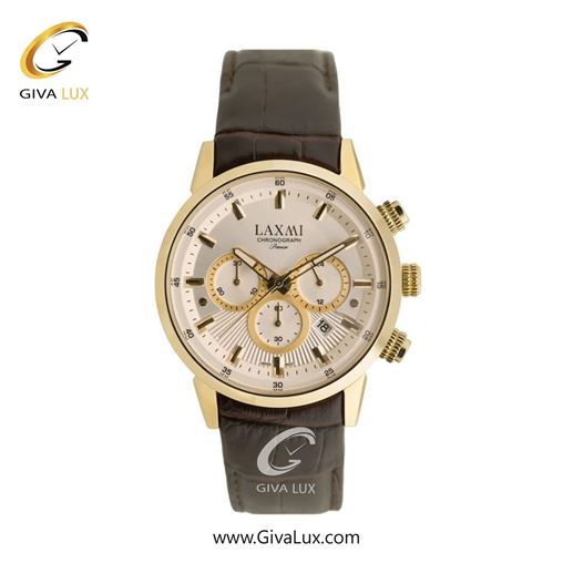 ساعت مچی اورجینال مردانه لاکسمی سه موتوره کرنوگراف رزگلد | قهوه ای| نقره ای| کد رفرنس 8546-11G G8546-12.jpg
