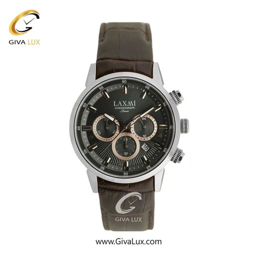 ساعت مچی اورجینال مردانه لاکسمی سه موتوره کرنوگراف رزگلد | قهوه ای| سبز| کد رفرنس 8546-13G G8546-14.jpg