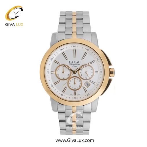 ساعت مچی اورجینال مردانه لاکسمی سه موتوره کرنوگراف طلایی | نقره ای-طلایی| نقره ای| کد رفرنس 8546-5G G8552-1.jpg
