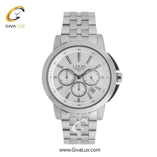 ساعت مچی اورجینال مردانه لاکسمی سه موتوره کرنوگراف نقره ای | نقره ای| مشکی| کد رفرنس 8552-3G G8552-4.jpg