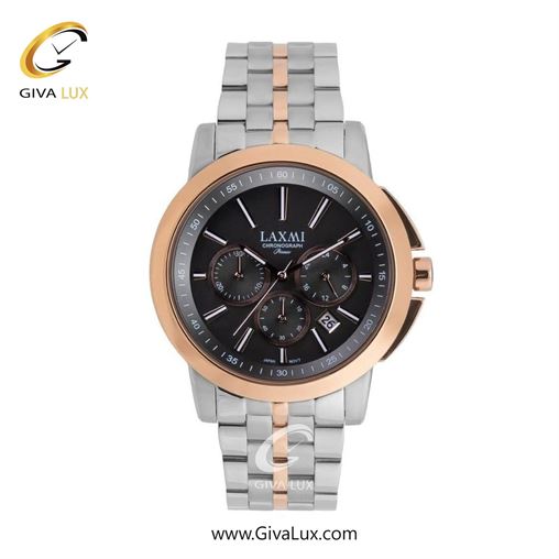 ساعت مچی اورجینال مردانه لاکسمی سه موتوره کرنوگراف رزگلد | رزگلد-نقره ای| سرمه ای| کد رفرنس 8552-8G G8552-9.jpg