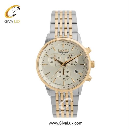 ساعت مچی اورجینال مردانه لاکسمی سه موتوره کرنوگراف طلایی | نقره ای-طلایی| نقره ای| کد رفرنس 8562-2G G8562-3.jpg