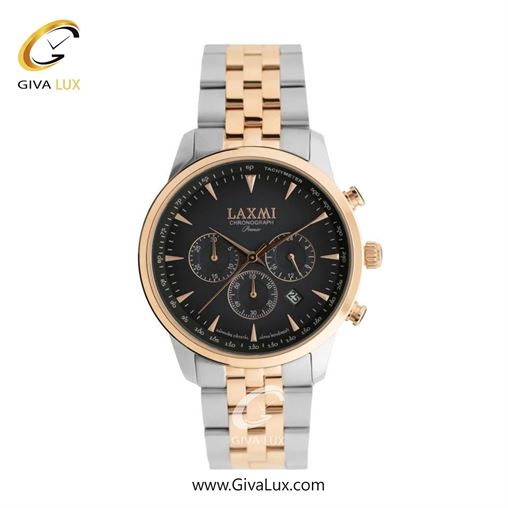 ساعت مچی اورجینال مردانه لاکسمی سه موتوره کرنوگراف رزگلد | نقره ای-رزگلد| سبز یشمی تیره| کد رفرنس 8562-5G G8563-1.jpg