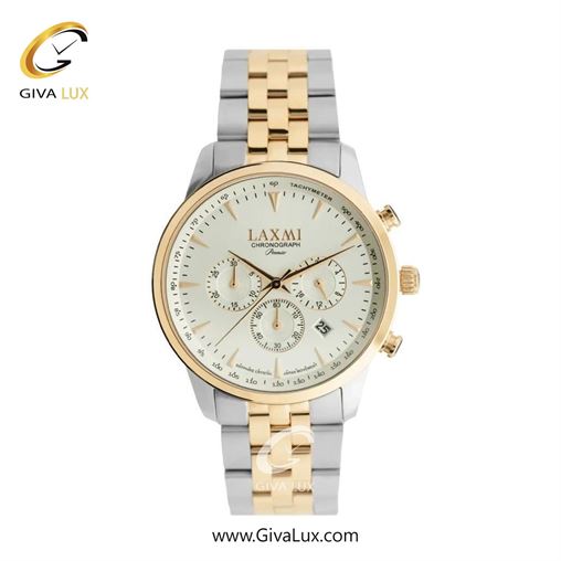 ساعت مچی اورجینال مردانه لاکسمی سه موتوره کرنوگراف رزگلد | نقره ای-رزگلد| نقره ای| کد رفرنس 8563-3G G8563-4.jpg