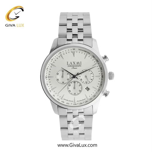 ساعت مچی اورجینال مردانه لاکسمی سه موتوره کرنوگراف طلایی | طلایی-نقره ای| سبز یشمی تیره| کد رفرنس 8563-5G G8563-6.jpg