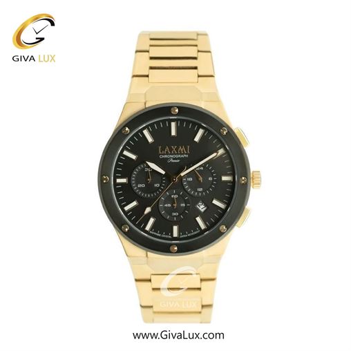 ساعت مچی اورجینال مردانه لاکسمی سه موتوره کرنوگراف نقره ای | طلایی-نقره ای| نقره ای| کد رفرنس 8568-6G G8568-7.jpg