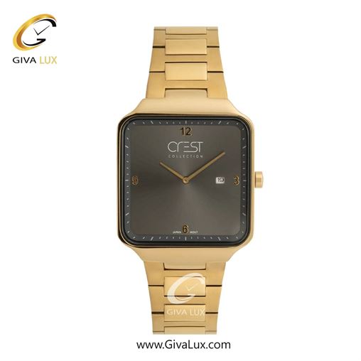 ساعت مچی اورجینال زنانه کرست طلایی | طلایی| دودی|تیتانیوم| کد رفرنس Crest 9053-11 G9053-11.jpg