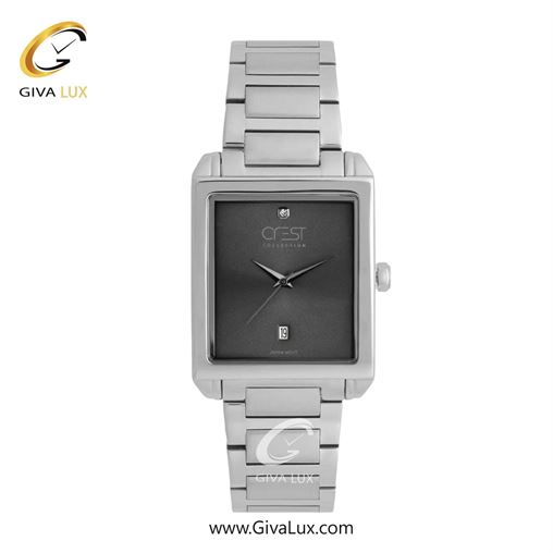 ساعت مچی اورجینال مردانه کرست نقره ای | نقره ای| مشکی| کد رفرنس Crest 9054-2 G9054-3.jpg