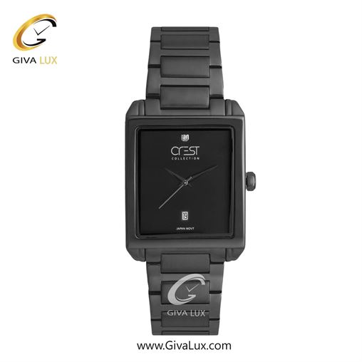 ساعت مچی اورجینال مردانه کرست مشکی | مشکی| مشکی| کد رفرنس Crest 9054-5