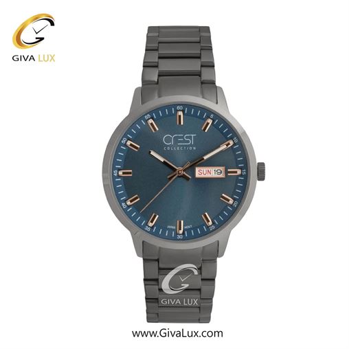 ساعت مچی اورجینال مردانه کرست تیتانیوم | تیتانیوم(زغالی)| سرمه ای| کد رفرنس Crest 9055-6