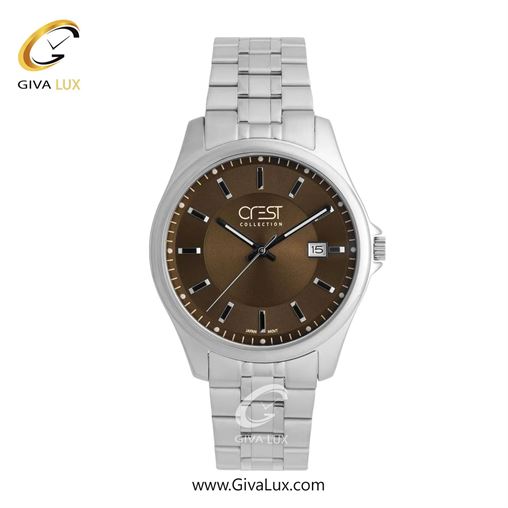 ساعت مچی اورجینال مردانه کرست نقره ای | نقره ای| سبز| کد رفرنس Crest 9057-4 G9057-5.jpg
