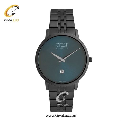 ساعت مچی اورجینال مردانه کرست مشکی | مشکی| مشکی| کد رفرنس Crest 9077-5 G9077-6.jpg