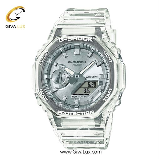 ساعت مچی اورجینال مردانه کاسیو Casio دو زمانه شفاف | شفاف| آبی| کد رفرنس جی شاک G-Shock GA-2100BM-7A2DR GA-2100BM-7A8DR.jpg