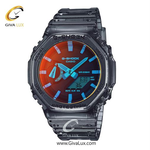 ساعت مچی اورجینال مردانه کاسیو Casio دو زمانه شفاف | شفاف| دودی|تیتانیوم| کد رفرنس جی شاک G-Shock GA-2100SKE-7ADR GA-2100TLS-8ADR.jpg
