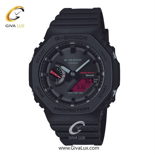 ساعت مچی اورجینال مردانه کاسیو Casio دو زمانه مشکی | مشکی| مشکی| کد رفرنس جی شاک G-Shock GA-B2100-1ADR GA-B2100BBR-1A.jpg