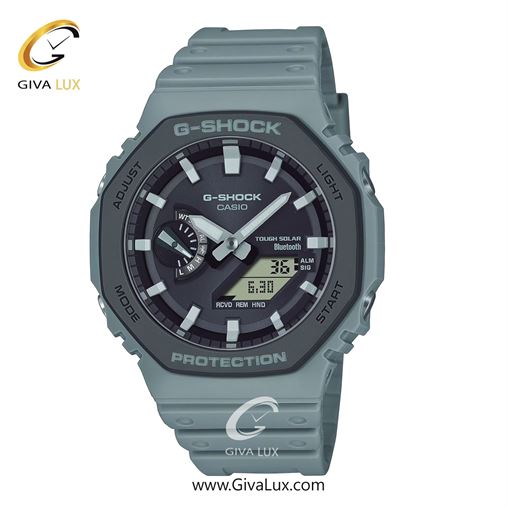 ساعت مچی اورجینال مردانه کاسیو Casio دو زمانه تیتانیوم-خاکی | خاکی| دودی|تیتانیوم| کد رفرنس جی شاک G-Shock GA-B2100LUU-5A GA-B2100LUU-8A.jpg