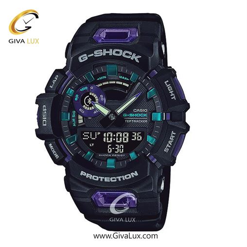 ساعت مچی اورجینال مردانه کاسیو Casio دو زمانه مشکی | مشکی| مشکی| کد رفرنس جی شاک G-Shock GBA-900-1A6DR