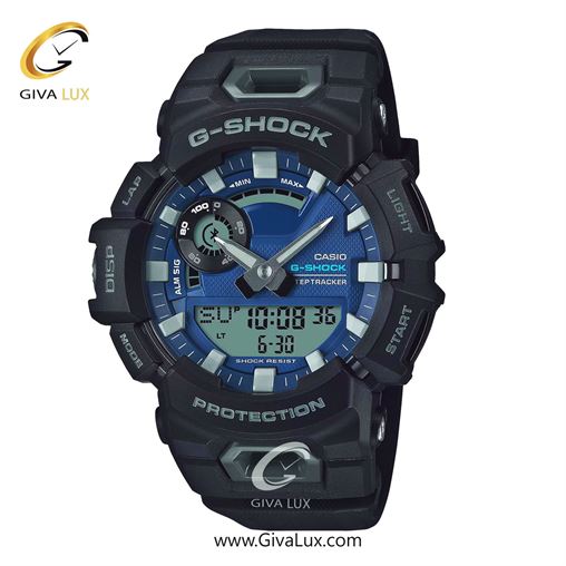 ساعت مچی اورجینال مردانه کاسیو Casio دو زمانه مشکی | مشکی| آبی| کد رفرنس جی شاک G-Shock GBA-900CB-1ADR