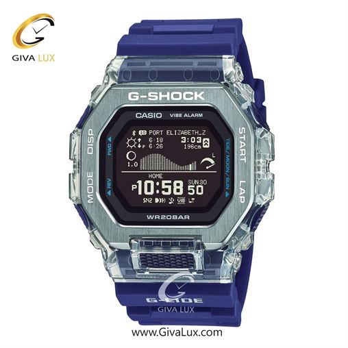 ساعت مچی اورجینال مردانه کاسیو Casio شفاف-نقره ای | مشکی| مشکی| کد رفرنس جی شاک G-Shock GBX-100S-1D GBX-100S-2D.jpg