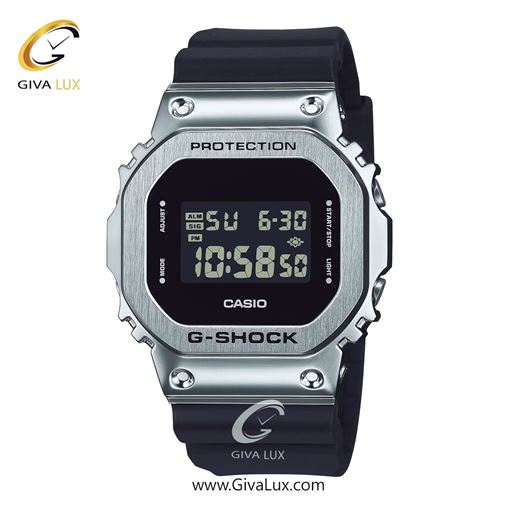 ساعت مچی اورجینال زنانه-مردانه-یونیسکس کاسیو Casio نقره ای | مشکی| مشکی| کد رفرنس جی شاک G-Shock GM-5600U-1DR