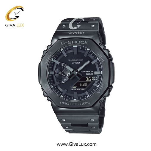 ساعت مچی اورجینال مردانه کاسیو Casio دو زمانه مشکی | مشکی| مشکی| کد رفرنس GM-B2100BD-1ADR