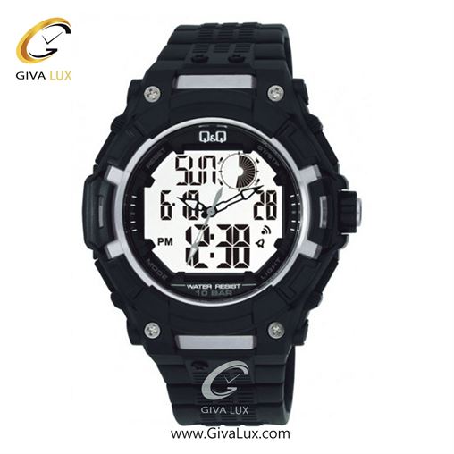 ساعت مچی اورجینال مردانه کیو اند کیو Q&Q دو زمانه مشکی | مشکی| سفید| کد رفرنس GW80J003Y