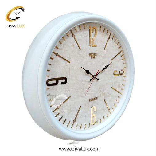 ساعت دیواری اورجینال بتیس PVC مشکی| کد رفرنس HM HM-02.jpg