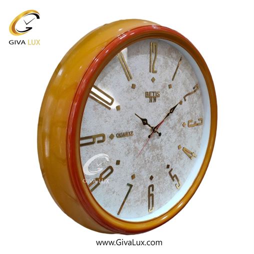 ساعت دیواری اورجینال بتیس PVC قهوه ای| کد رفرنس HM HN-1.jpg