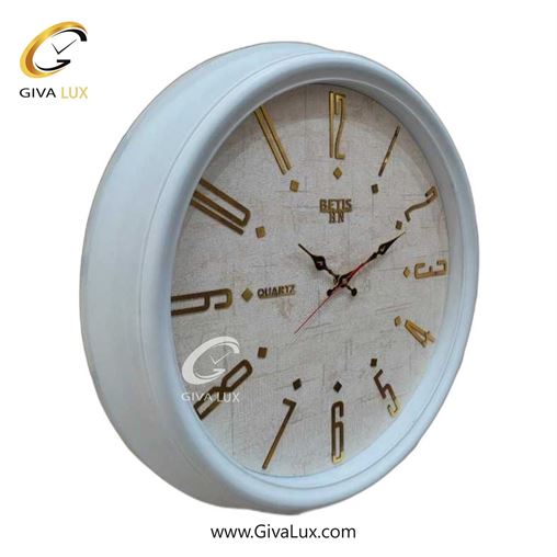 ساعت دیواری اورجینال بتیس PVC قهوه ای| کد رفرنس HN HN-2.jpg