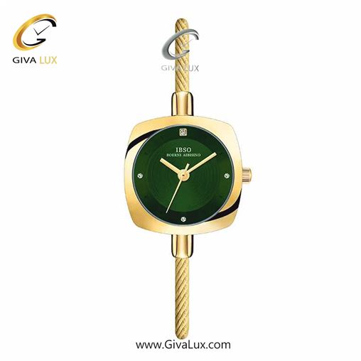 ساعت مچی اورجینال زنانه ایبسو | IBSO   طلایی | طلایی| سفید| کد رفرنس IB1136L IB1136-Gold-Green.jpg