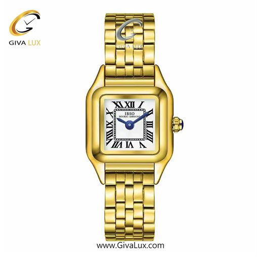 ساعت مچی اورجینال زنانه ایبسو | IBSO   طلایی | طلایی| سفید| کد رفرنس IB9888L IB1199L-Gold-White.jpg