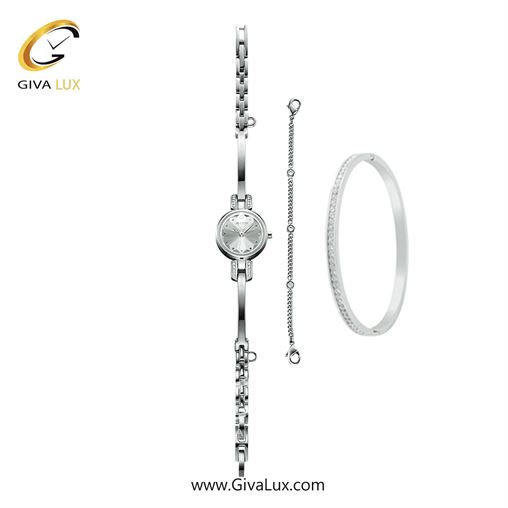 پک هدیه ساعت و دستبند اورجینال زنانه جولیوس نقره ای | نقره ای| نقره ای| کد رفرنس JA-1033A