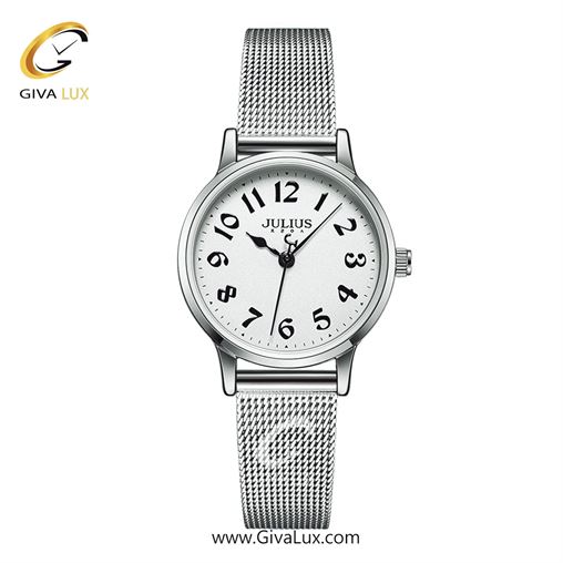 ساعت مچی اورجینال زنانه جولیوس نقره ای | نقره ای| نقره ای| کد رفرنس JA-1234E