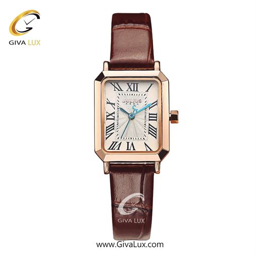 ساعت مچی اورجینال زنانه جولیوس رزگلد | قهوه ای| نقره ای| کد رفرنس JA-1286B