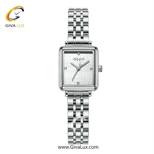 ساعت مچی اورجینال زنانه جولیوس نقره ای | نقره ای| نقره ای| کد رفرنس JA-1315A