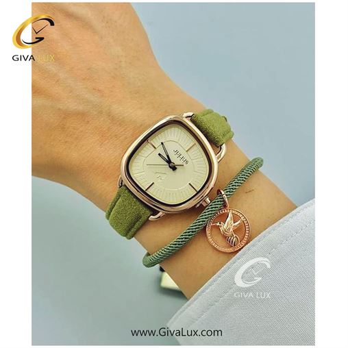 ساعت مچی اورجینال زنانه جولیوس رزگلد | سبز| کرم| کد رفرنس JA-1436A JA-1436A-1.jpg