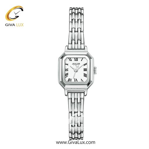 ساعت مچی اورجینال زنانه جولیوس نقره ای | نقره ای| سفید| کد رفرنس JA-1454F