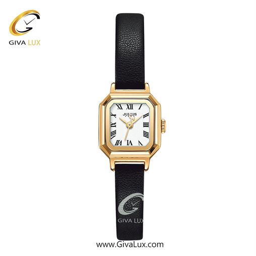 ساعت مچی اورجینال زنانه جولیوس طلایی | مشکی| سفید| کد رفرنس JA-1454H