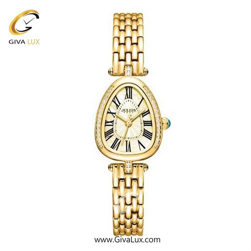 ساعت مچی اورجینال زنانه جولیوس طلایی | طلایی| کرم| کد رفرنس JA-1526E