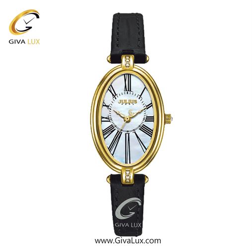 ساعت مچی اورجینال زنانه جولیوس طلایی | مشکی| آبی| کد رفرنس JA-1555D