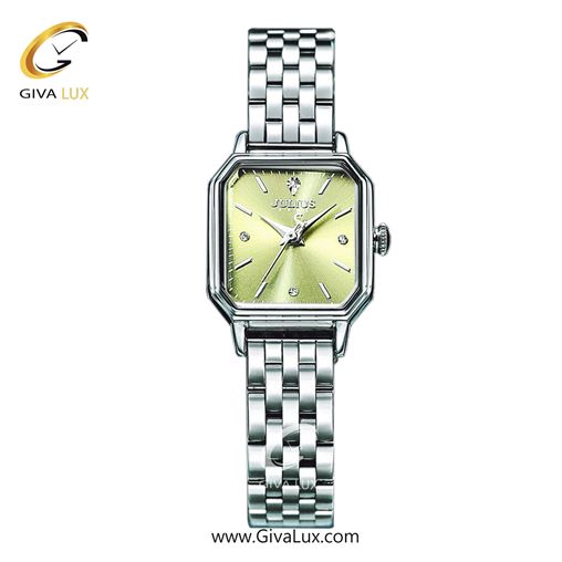 ساعت مچی اورجینال زنانه جولیوس نقره ای | نقره ای| زیتونی| کد رفرنس JA-1557C