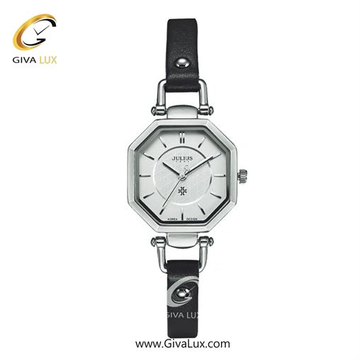 ساعت مچی اورجینال زنانه جولیوس نقره ای | مشکی| نقره ای| کد رفرنس JA-750B