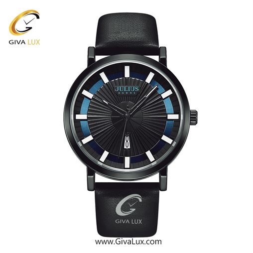 ساعت مچی اورجینال مردانه جولیوس مشکی | مشکی| سرمه ای-مشکی| کد رفرنس JAH-103E