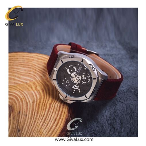 ساعت مچی اورجینال جولیوس مردانه نقره ای | زرشکی | مشکی | کد رفرنس JAH-145A JAH-145A-3.jpg