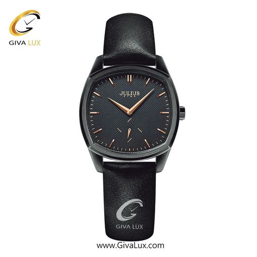 ساعت مچی اورجینال زنانه جولیوس دو موتوره زیر ثانیه مشکی | مشکی| مشکی| کد رفرنس JS-014LD