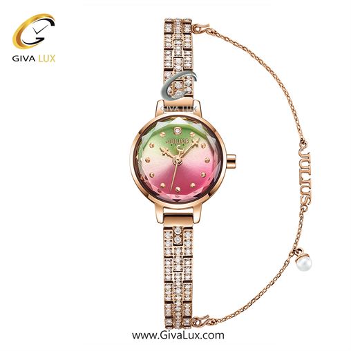 ساعت مچی اورجینال زنانه جولیوس | JULIUS  رزگلد | رزگلد| سفید| کد رفرنس JS-035B JS-035C.jpg