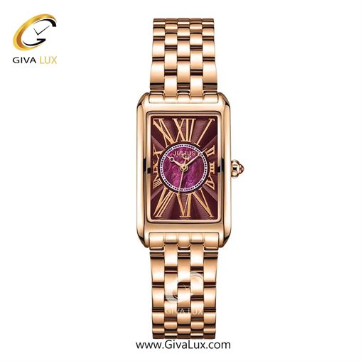 ساعت مچی اورجینال زنانه جولیوس رزگلد | رزگلد| قهوه ای| کد رفرنس JS-060B